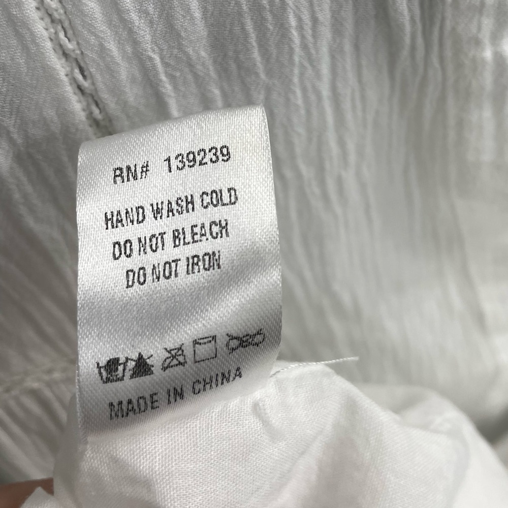Tuckernuck Pomander Place White Ophelia Coverup Dress Sz Medium Resort Beach 21 - Picture 14 of 15